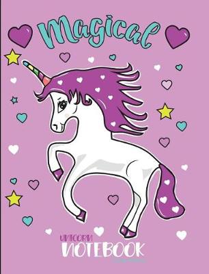 Book cover for Magical Unicorn Notebook Purple Edition