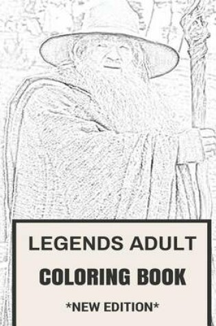 Cover of Legends Adult Coloring Book