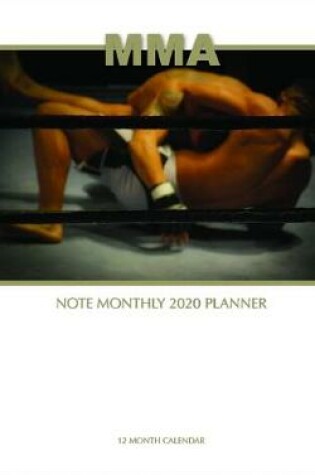 Cover of MMA Note Monthly 2020 Planner 12 Month Calendar