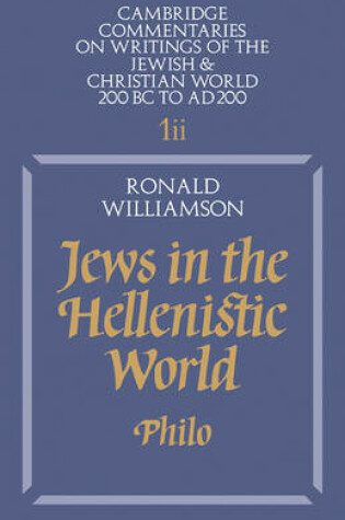 Cover of Jews in the Hellenistic World: Volume 1, Part 2