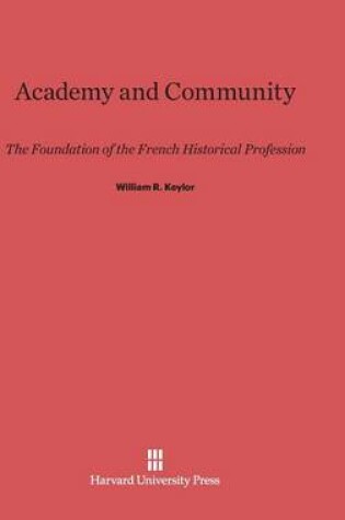 Cover of Academy and Community