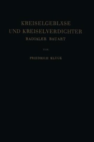 Cover of Kreiselgeblase Und Kreiselverdichter