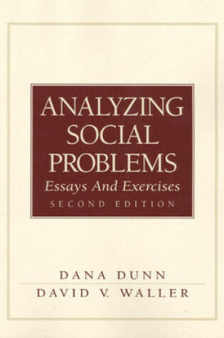 Cover of Analyzing Social Problems
