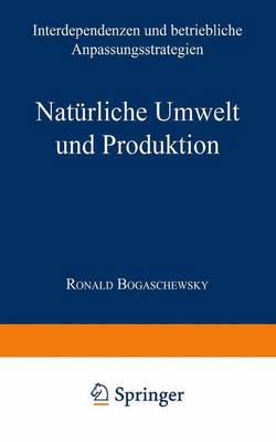 Book cover for Natürliche Umwelt und Produktion