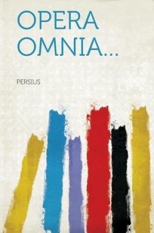 Cover of Opera Omnia...