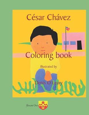 Book cover for Cesar Chavez Coloring book