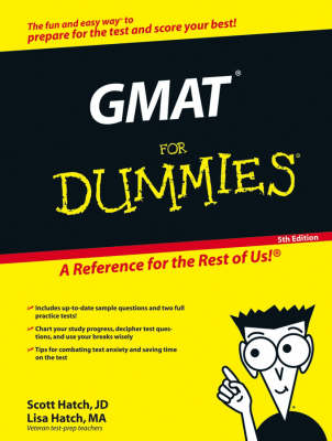 Book cover for GMAT for Dummies