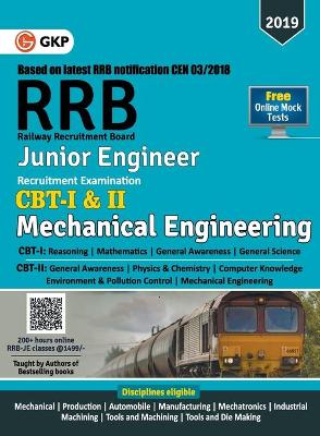 Book cover for Rrb (Railway Recruitment Board) 2019 - Junior Engineer CBT -I & II - Mechanical & Allied Engineering