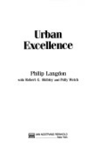 Cover of Urban Excellence