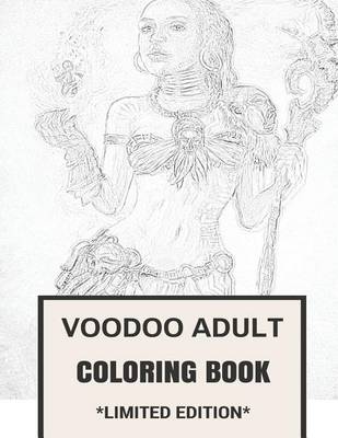 Book cover for Voodoo Adult Coloring Book