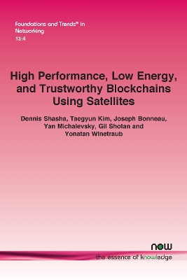 Book cover for High Performance, Low Energy, and Trustworthy Blockchains Using Satellites