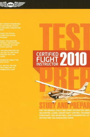 Cover of Certified Flight Instructor Test Prep 2010