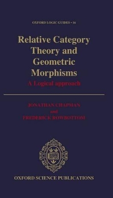 Book cover for Relative Category Theory and Geometric Morphisms