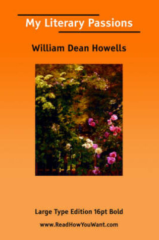 Cover of My Literary Passions (Large Print)