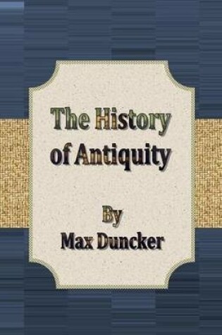 Cover of The History of Antiquity: Volume III