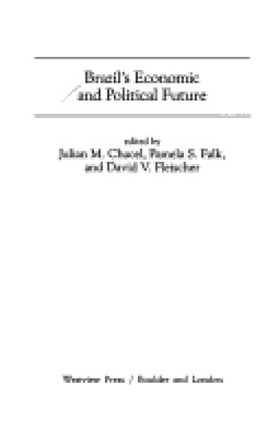 Cover of Brazil's Economic And Political Future