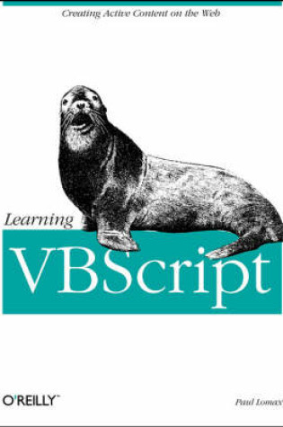 Cover of Learning VBScript