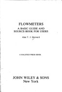 Book cover for Hayward: Flowmeters