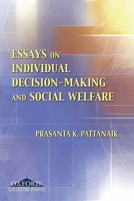 Book cover for Essays on Individual Decision Making and Social Welfare