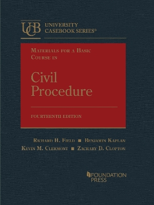 Book cover for Materials for a Basic Course in Civil Procedure