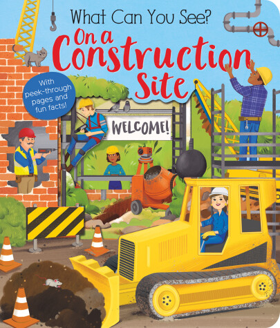 Book cover for What Can You See? On a Construction Site