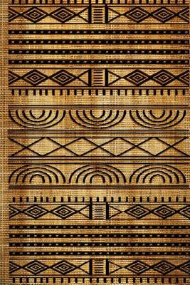 Book cover for African Textile Pattern 1, Jumbo Oversized