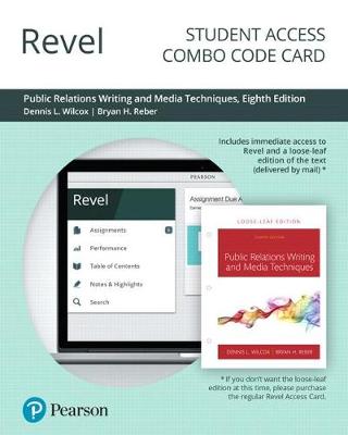 Book cover for Revel for Public Relations Writing and Media Techniques -- Combo Access Card
