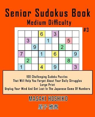 Book cover for Senior Sudokus Book Medium Difficulty #3