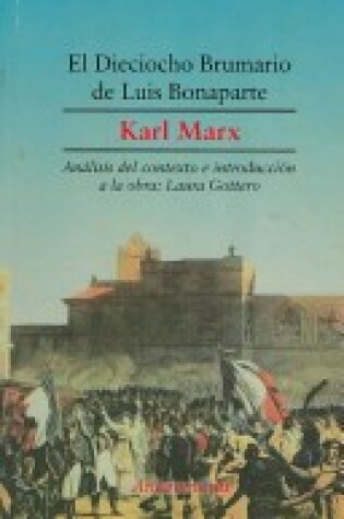 Cover of El Dieciocho Brumario de Luis Bonaparte