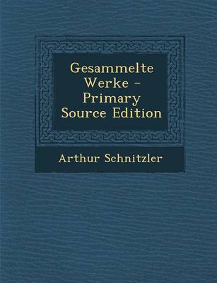 Book cover for Gesammelte Werke (Primary Source)