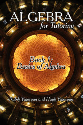 Cover of Algebra for Tutoring