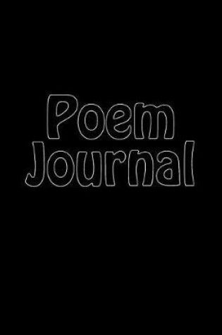 Cover of Poem Journal