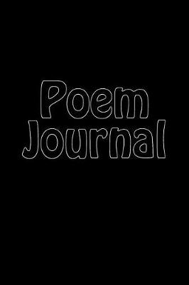 Book cover for Poem Journal