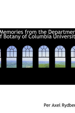 Cover of Memories from the Department of Botany of Columbia University