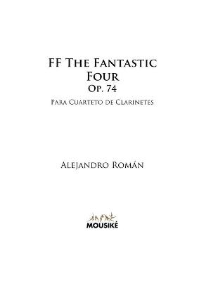 Book cover for FF The Fantastic Four, Op. 74