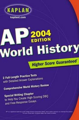 Cover of Kaplan AP World History 2004-2
