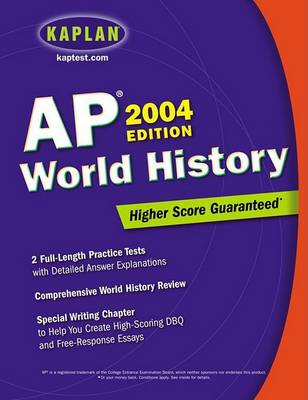 Book cover for Kaplan AP World History 2004-2