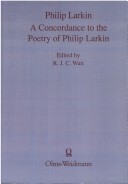 Book cover for A Concordance to the Poetry of Philip Larkin
