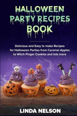 Book cover for Halloween Party Recipes Book