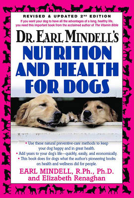 Book cover for Dr. Earl Mindell's Nutrition and Health for Dogs