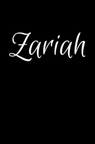 Cover of Zariah