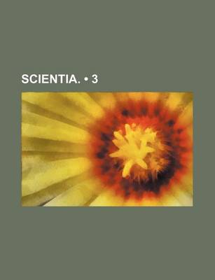 Book cover for Scientia. (3)