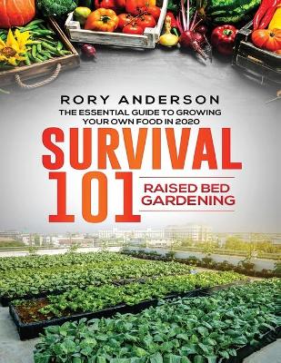 Book cover for Survival 101 Raised Bed Gardening