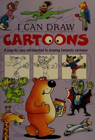 Book cover for I Can Draw Cartoons