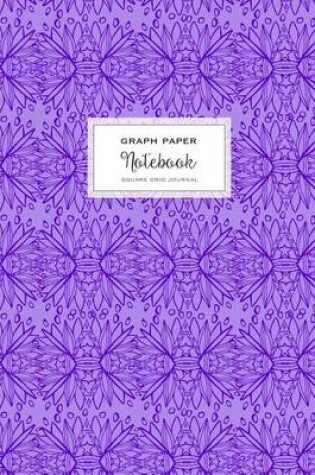 Cover of Graph Paper Notebook - Square Grid Journal - Purple