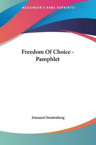 Cover of Freedom Of Choice - Pamphlet