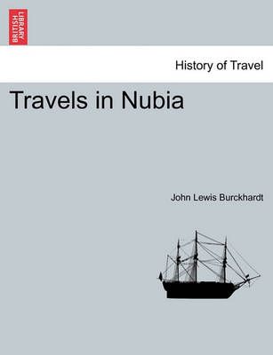 Book cover for Travels in Nubia. Second Edition.