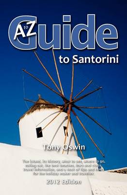 Book cover for A to Z Guide to Santorini 2012