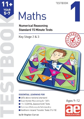 Book cover for 11+ Maths Year 5-7 Testbook 1