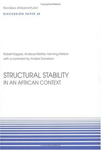 Book cover for Structural Stability in an African Context